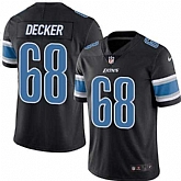 Nike Men & Women & Youth Lions 68 Taylor Decker Black Color Rush Limited Jersey,baseball caps,new era cap wholesale,wholesale hats